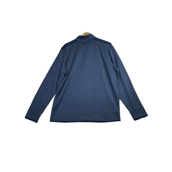 Under Armour Quarter Zip Mens Pullover‎ size XL Blue - Picture 5 of 7